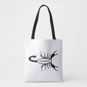 Bolsa Tote Sinal de Estrela Scorpion Preta