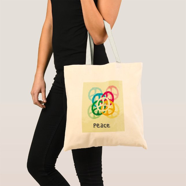 Bolsa Tote Sinal de Paz (Criador carregado)