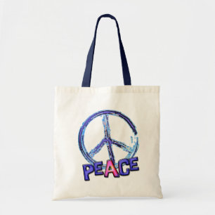 BOLSA TOTE SINAL DE PAZ RETRO