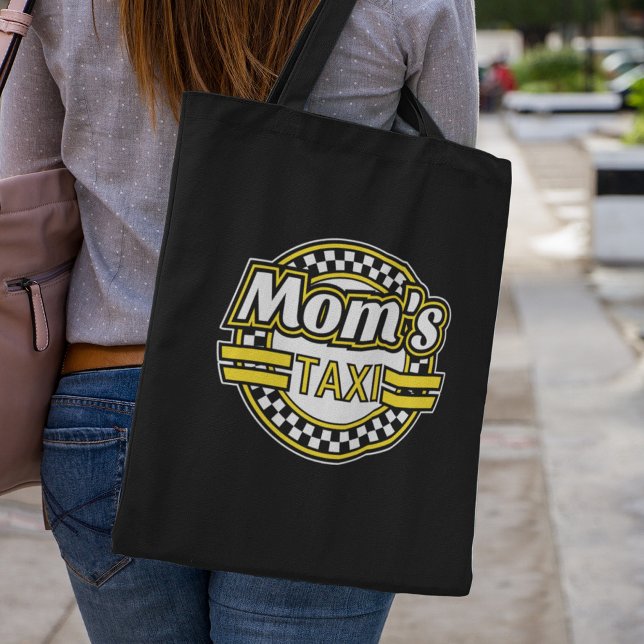 Bolsa Tote Sinal de Táxi da mãe (Criador carregado)