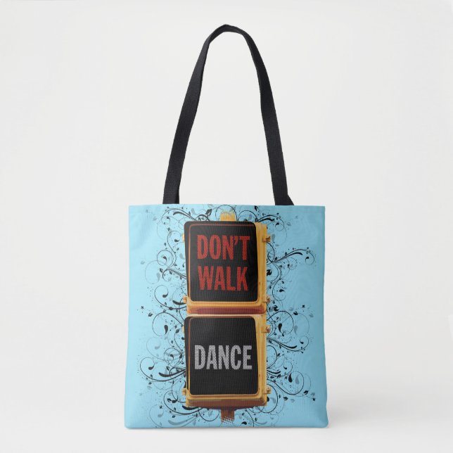 Bolsa Tote Sinal de tráfego da dança (Frente)
