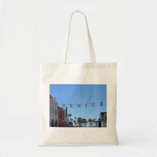 Bolsa Tote Sinal de Venice Beach na Tote Bag