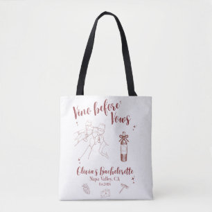 Bolsa Tote Sinal de Vino Antes dos Votos