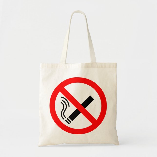 Bolsa Tote Sinal SNO Smoking - Cartaz no Reino Unido (Frente)