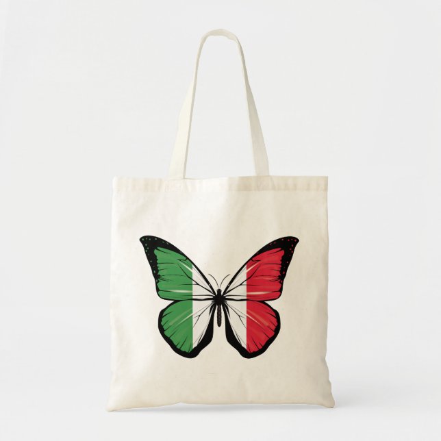 Bolsa Tote Sinalizador da Borboleta Itália (Frente)