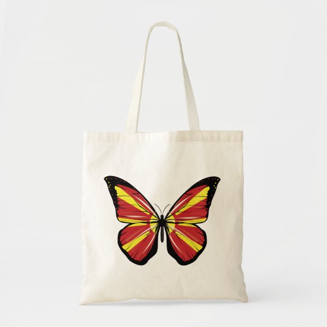Bolsa Tote Sinalizador da Borboleta Macedônia (Frente)