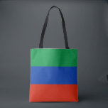 Bolsa Tote Sinalizador Daguestan<br><div class="desc">Bandeira Patriótica do Daguestão.</div>