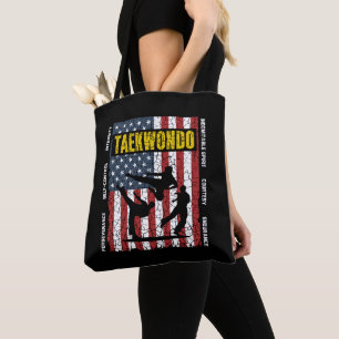 Bolsa Tote Sinalizador de Artes Marciais Americanas do Autoco