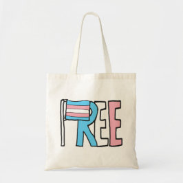Bolsa Tote Sinalizador de Direitos Trans Gratuitos