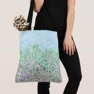 Bolsa Tote Sinalizador de Orgulho Autoromânico Trippy Boho Gr