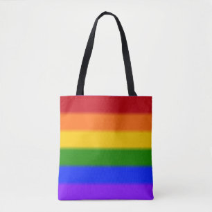 Bolsa Tote Sinalizador de Orgulho gay do Rainbow