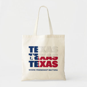 Bolsa Tote SINALIZADOR DE TEXAS Personalizado Patriótico
