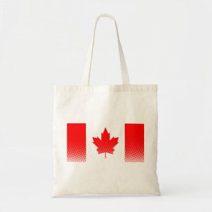 Bolsa Tote Sinalizador Do Canadá Com Efeito De Meio-Tom