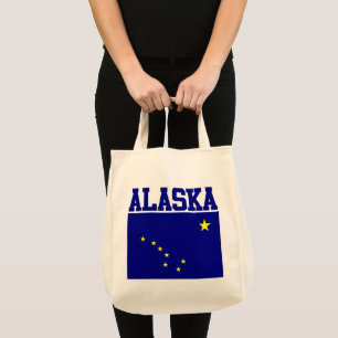Bolsa Tote Sinalizador do Estado do Alasca Tote Bag