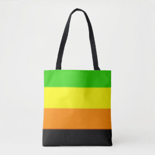 Bolsa Tote Sinalizador do Orgulho Aromântico de Queda