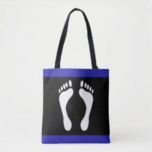 Bolsa Tote Sinalizador do Orgulho de Pé (Pegada)