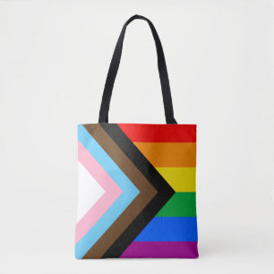 Bolsa Tote Sinalizador do Orgulho de Progresso LGBTQ+