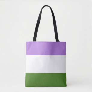 Bolsa Tote Sinalizador do Orgulho do Genderqueer