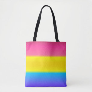 Bolsa Tote Sinalizador do Orgulho Pan-Gradiente Pansexual: Ho