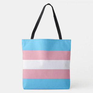 Bolsa Tote Sinalizador do Orgulho Transgênero LGBT All-Over-I