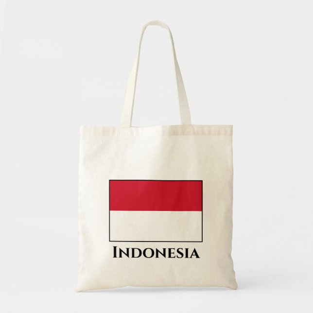 Bolsa Tote Sinalizador Indonésia (Indonésia) (Frente)