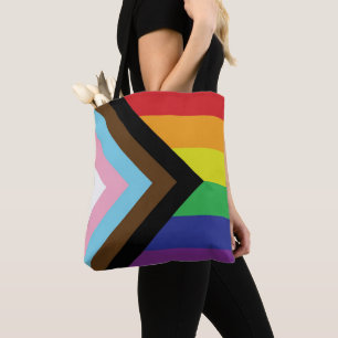 Bolsa Tote Sinalizador LGBTQIA Progressivo