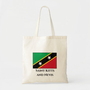Bolsa Tote Sinalizador santo Kitts e Nevis