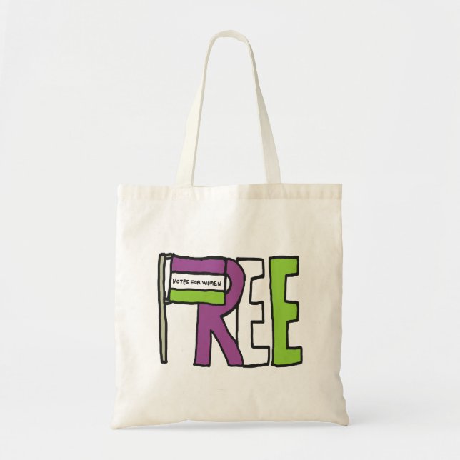 Bolsa Tote Sinalizador Suffragette (Frente)
