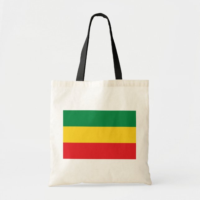 Bolsa Tote Sinalizador Verde, Dourado (Amarelo) e Cores Verme (Frente)