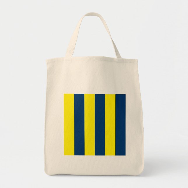 Bolsa Tote Sinalizadores alfabéticos internacionais G (Frente)