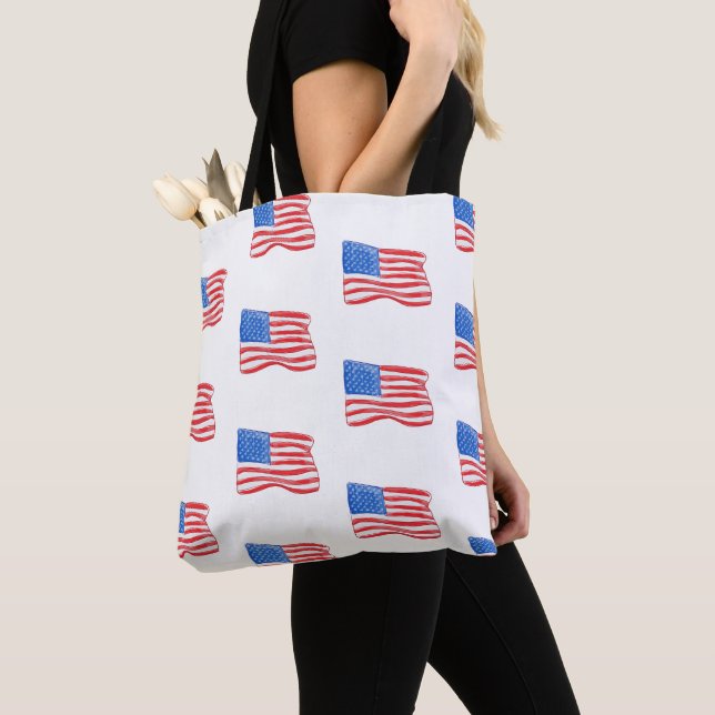 Bolsa Tote Sinalizadores Americanos (Close Up)