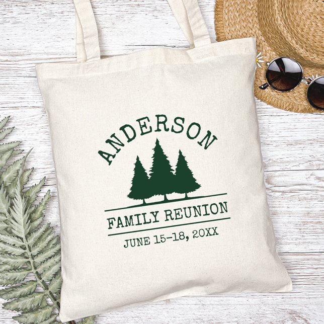 Bolsa Tote Sindicato Familiar Pinheiros Russos (Customize to change text size, color or text style.)