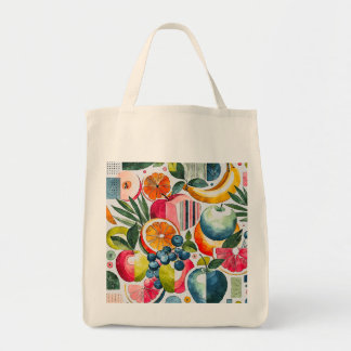 Bolsa Tote Sinfonia de Fruta de Pastel