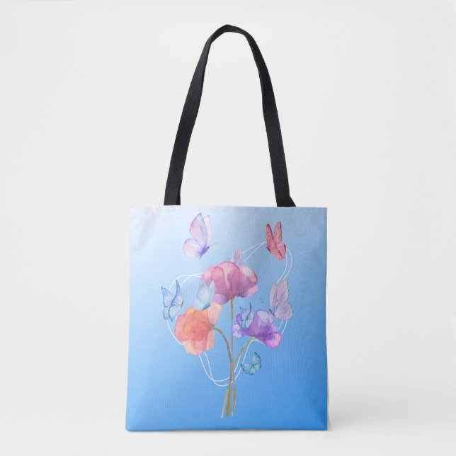 Bolsa Tote Sinfonia Floral (Frente)
