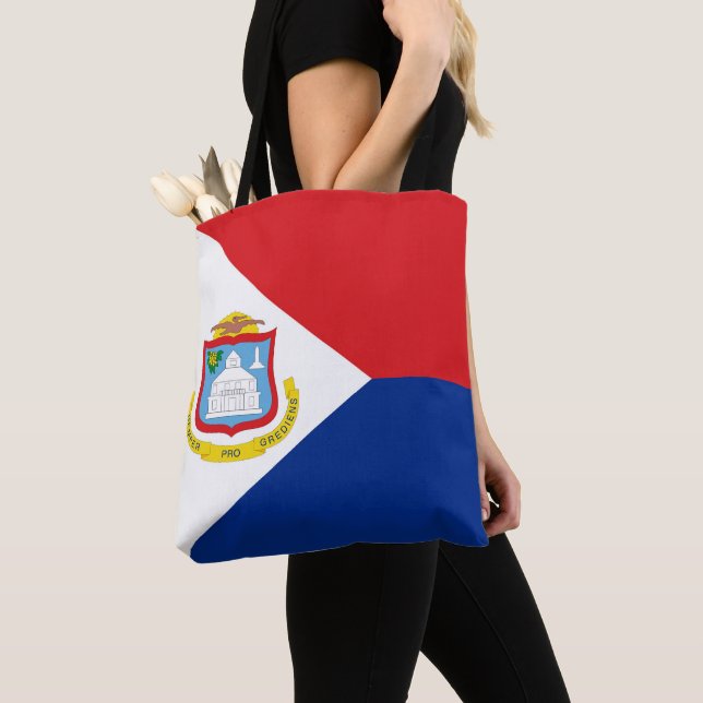 Bolsa Tote Sint Maarten flag (Close Up)