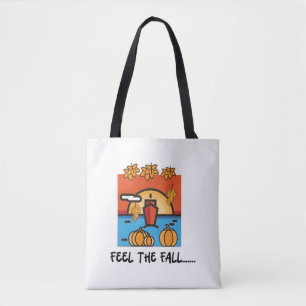 Bolsa Tote Sinta a época do outono refrescando beleza