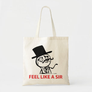 Bolsa Tote Sinta como um senhor - sacola