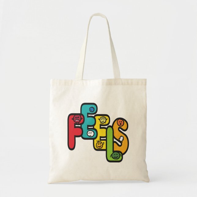 Bolsa Tote Sinta os Sentimentos (Frente)
