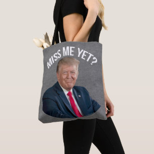 Bolsa Tote Sinto Falta De Mim, Ainda Que Engraçado Donald Tr