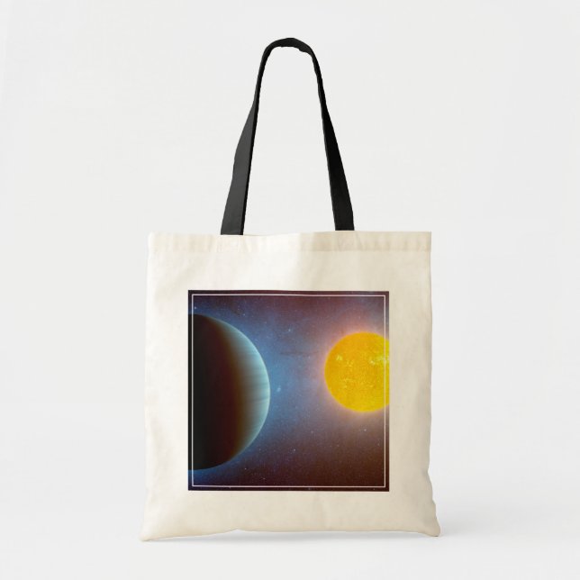 Bolsa Tote Sistema Kepler-10 Star. (Frente)