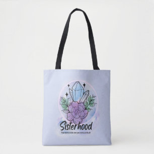 Bolsa Tote Sisterhood Spells: Empoderando a Design das Bruxas