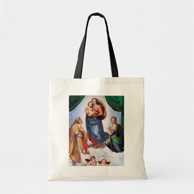 Bolsa Tote Sistine Madonna, Raphael (Frente)