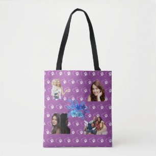 Bolsa Tote Skaymarts Fotos Floral Impressões de Poa