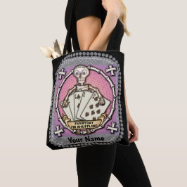 Bolsa tote Skeleton Gambler Poker