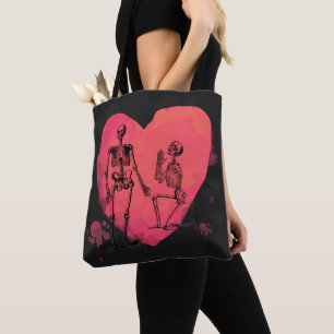Bolsa Tote Skeleton Love