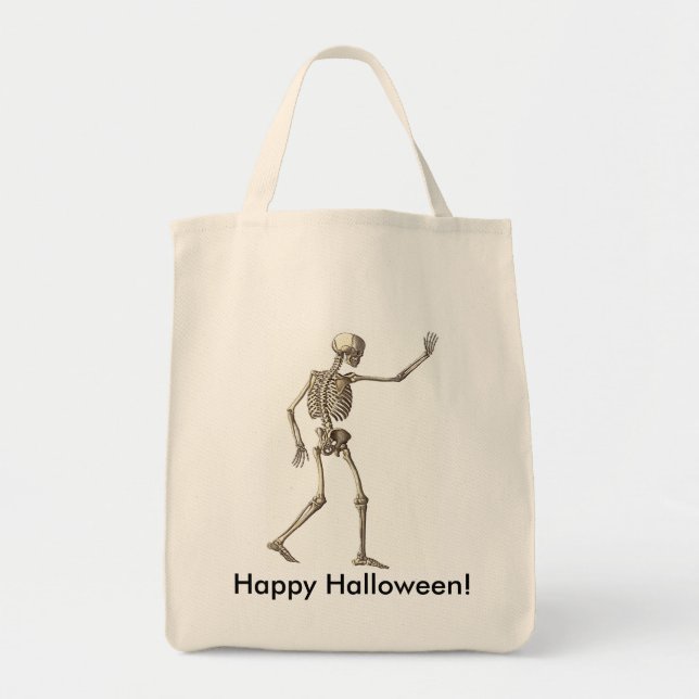 Bolsa Tote Skeleton Waving Bag (Frente)