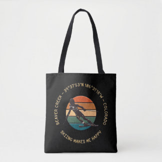 Bolsa Tote Ski Beaver Creek, Colorado - Esquiadora Mulher A E