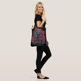 Bolsa Tote Skulltop Manor: Um Pesadelo Liberado