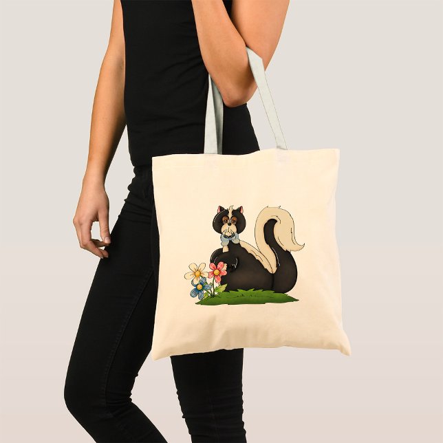 Bolsa Tote Skunk Com Flores (Criador carregado)