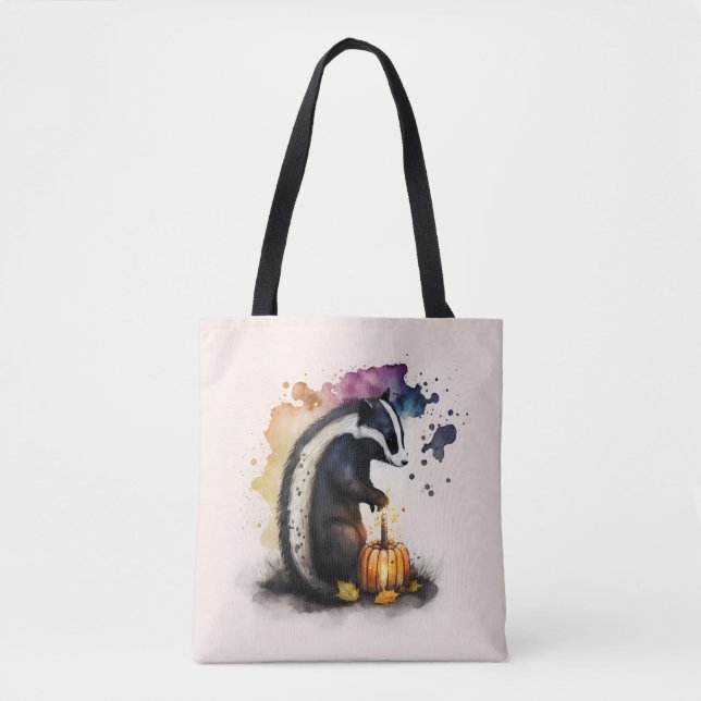 Bolsa Tote Skunk Halloween (Frente)